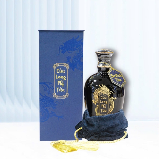 BA KÍCH TỬU - Bình sứ Bát Tràng 700ml