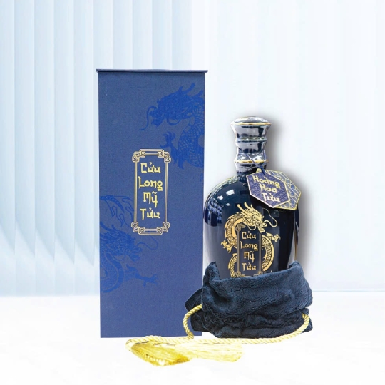 HOÀNG HOA TỬU - Bình sứ Bát Tràng 700ml