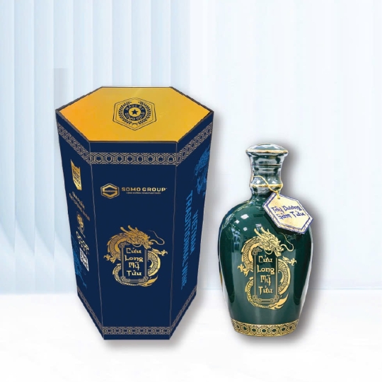TÂY DƯƠNG SÂM TỬU - Bình sứ Bát Tràng 700ml