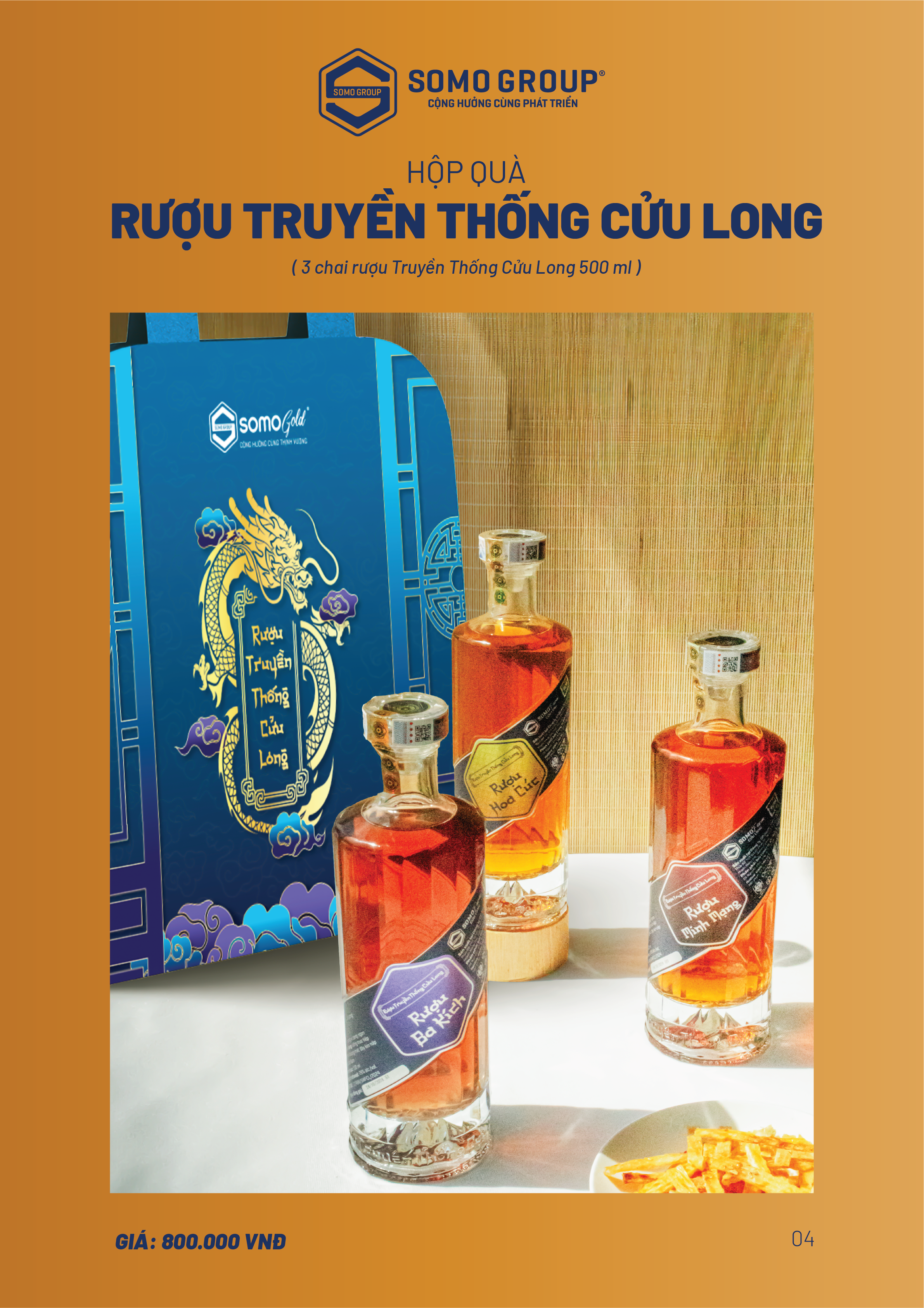 combo quà tặng 3 chai