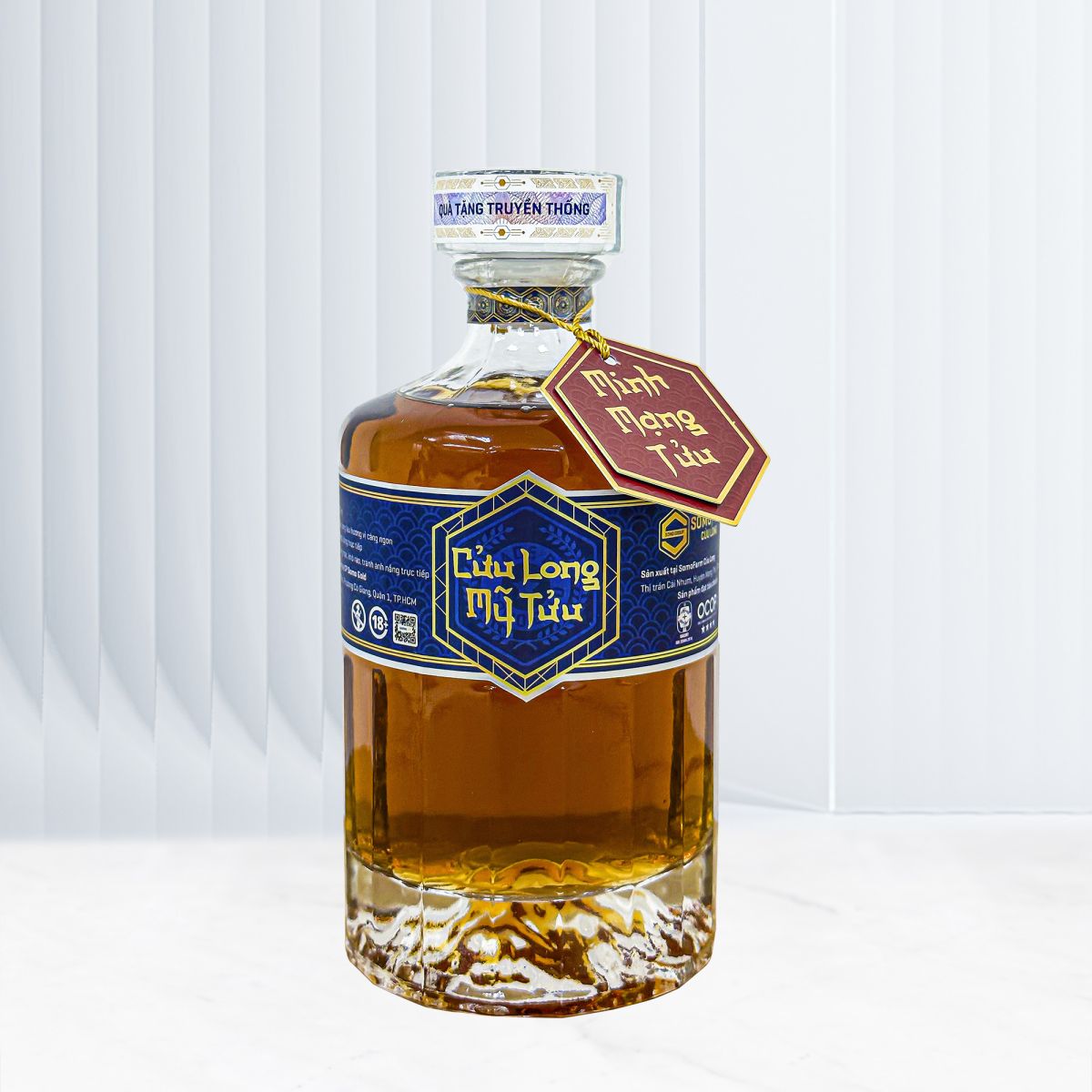 minh mạng tửu chai thuỷ tinh 500ml