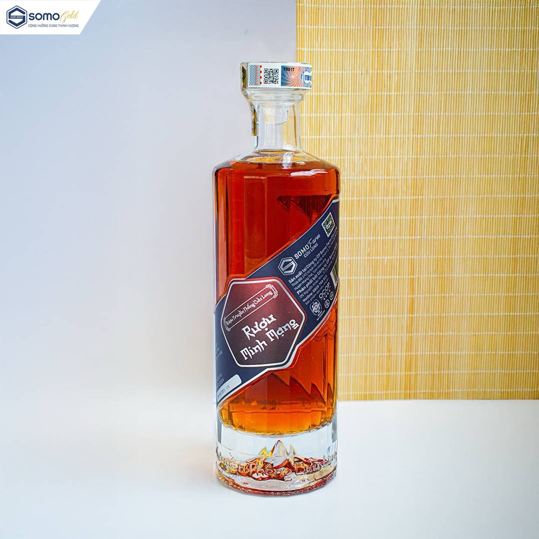 rượu minh mạng chai thuỷ tinh SG500ml