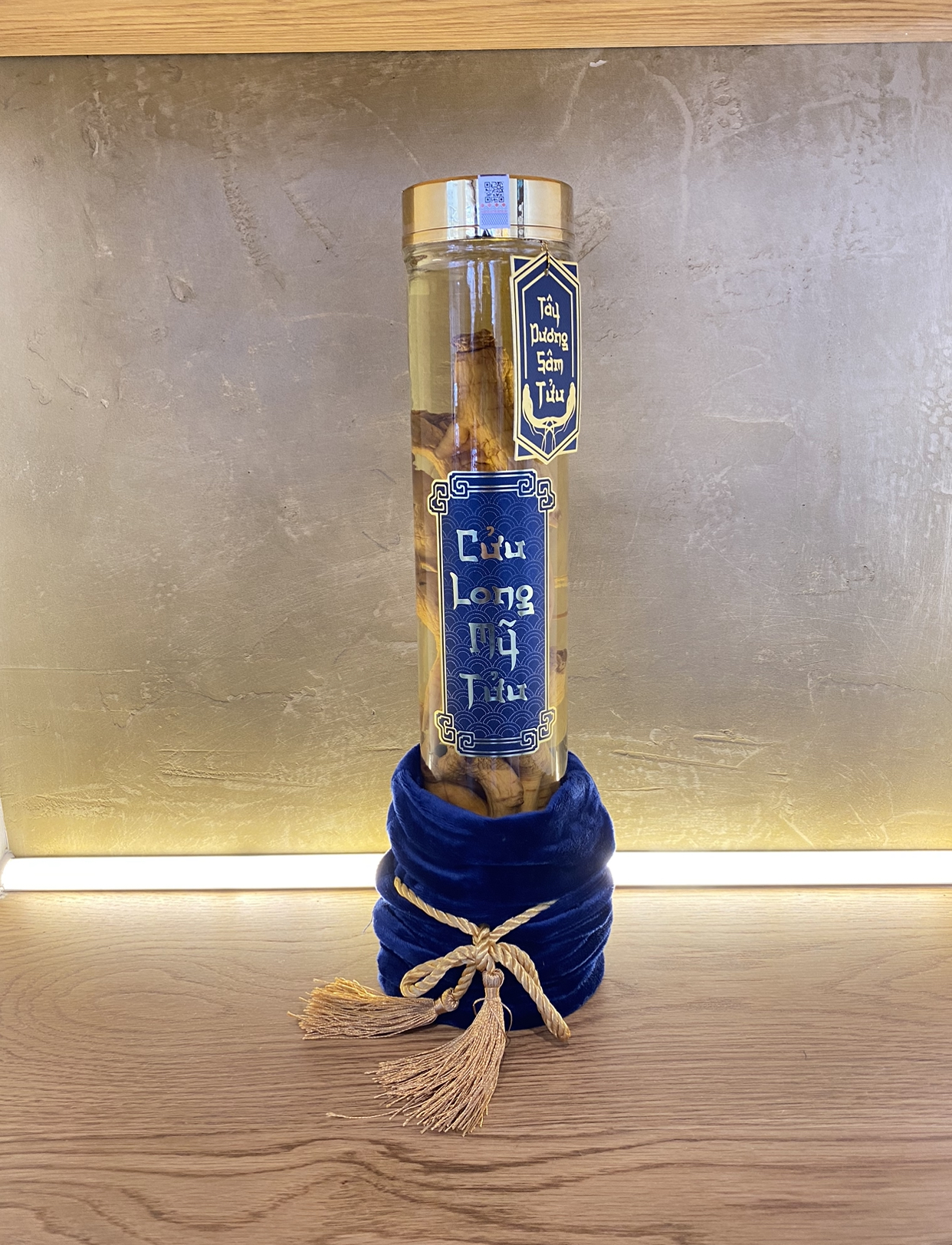 Tây dương sâm tửu chai thuỷ tinh 1,5l